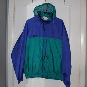 Vintage 1990's Columbia Hooded Rainjacket